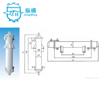 江西石墨改性聚丙烯列管式换热器冷凝器